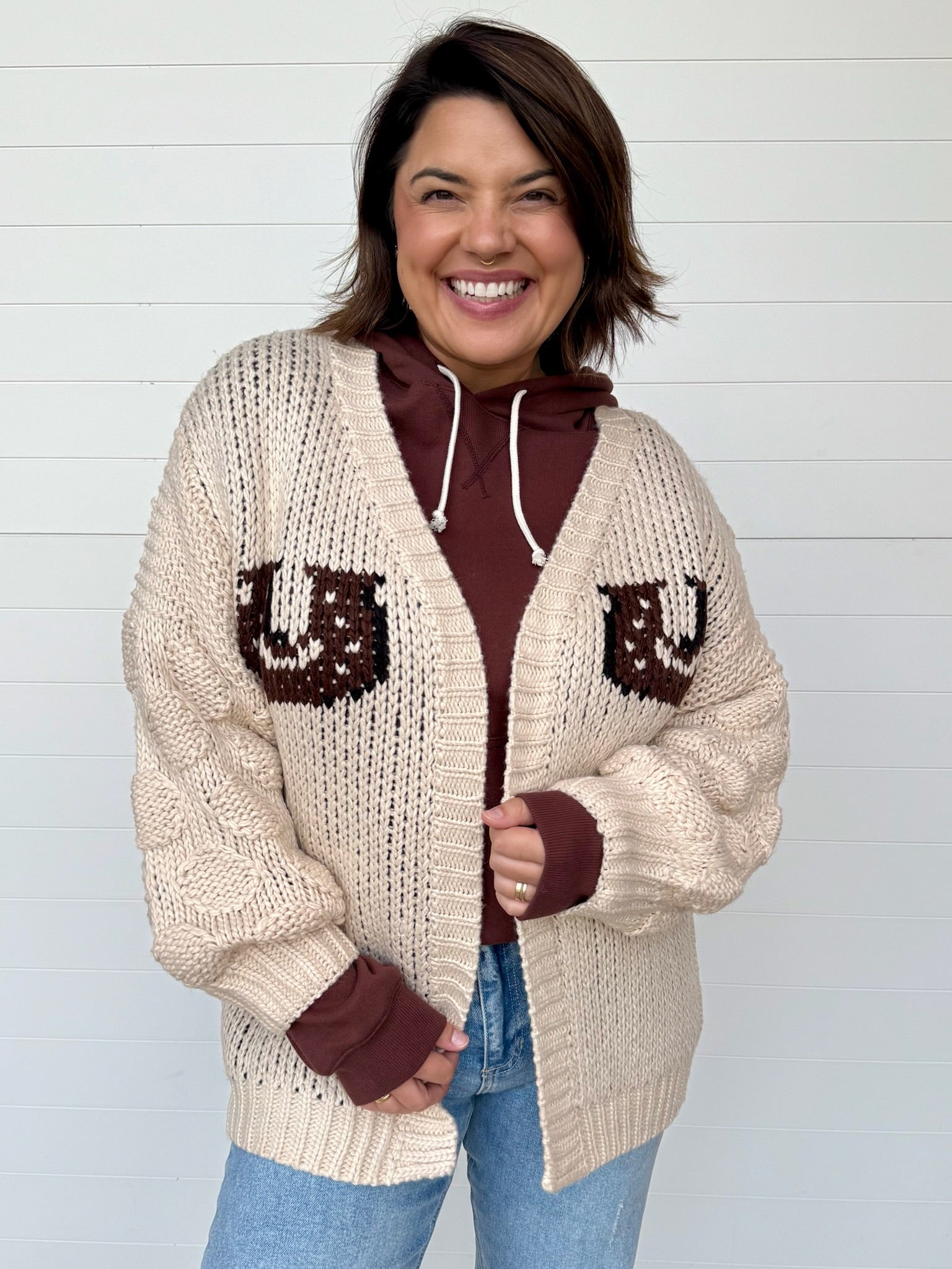 The Cheyenne Horse Cardigan