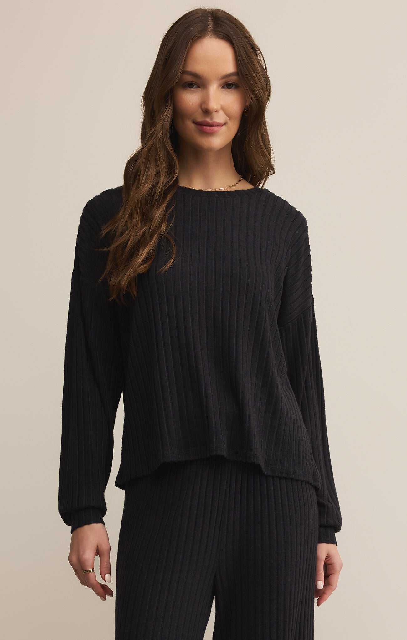 The Daydream Rib Long Sleeve Top